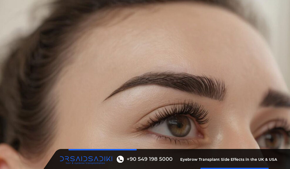 Eyebrow transplant recovery process - UK patient